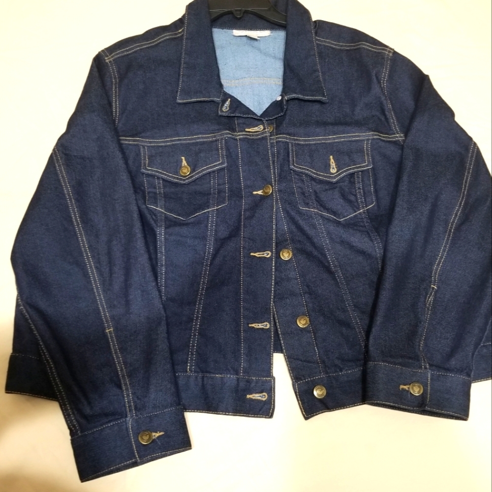 Blue Jean Jacket, 22W, Women Within